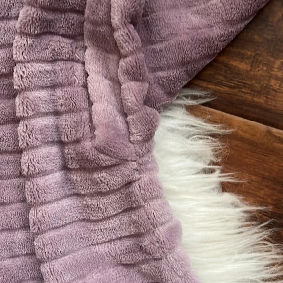 Soft Surroundings Purple Fleece 3/4 Zip Pullover Size PXL - Picture 3 of 8